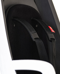 Hamax - Caress w/lockable bracket (frame mounted) -  Dark Grey/red