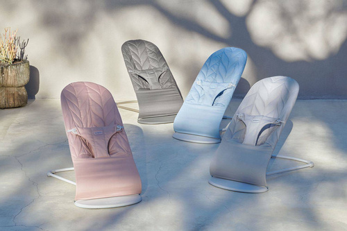 BABYBJÖRN - BLISS WOVEN, Blue (Light Grey, Petal Quilt)