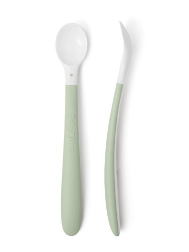 BABYBJÖRN - Baby feeding spoon, 2-pack, Powder Green