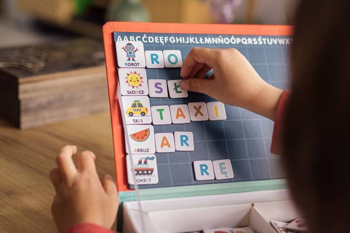 Janod - Magnetic jigsaw puzzle Polish Magnetibook Alphabet