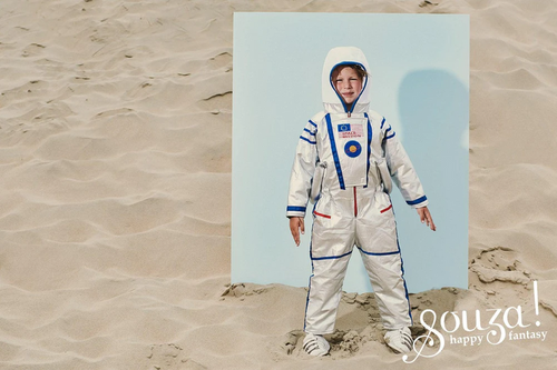 Souza! - Kostium kombinezon astronauty srebrny 5-7 lat