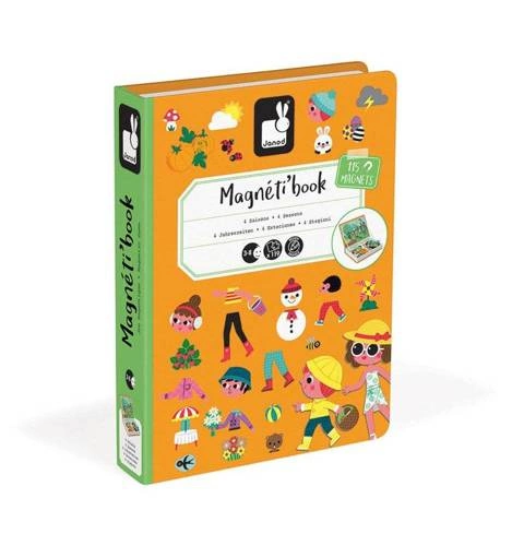 Janod - Magnetic puzzle 4 seasons Magnetibook collection 2018