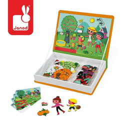 Janod - Magnetic puzzle 4 seasons Magnetibook collection 2018