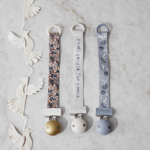 Elodie Details - Pacifier Clip - Small People For Peace