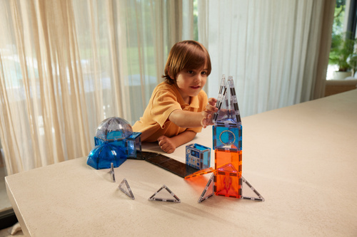 CLEVERCLIXX – Space Mission Pack magnetic tiles – 47 pieces