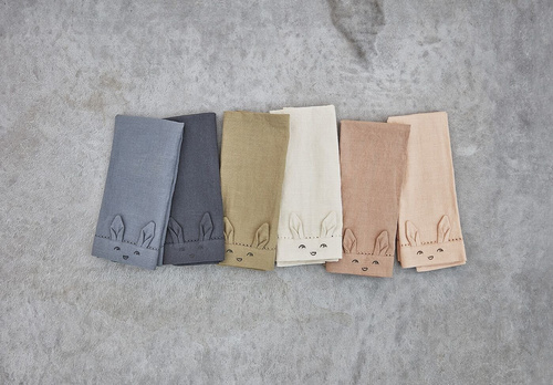 Elodie Details - Baby Napkins - Tender Blue & Juniper Blue