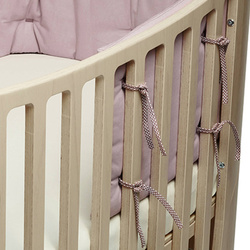 LEANDER - bumper for CLASSIC™ Baby Cot, dusty rose