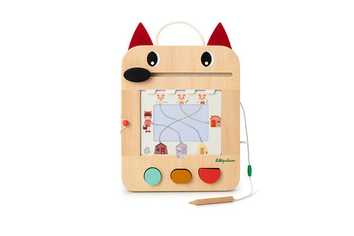 LILLIPUTIENS - Wooden board - manuscript Wolf Louis 2 years+