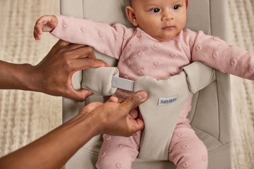 BABYBJÖRN - bouncer BEGIN WOVEN, Sand Grey