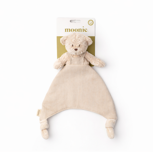MOONIE - Doudou teddy bear cuddly toy, sand