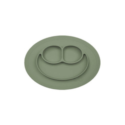 EZPZ - Silicone small plate with washer 2in1 Minimata, olive