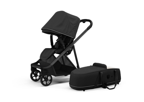 Thule Shine Black on Black + carry cot - SET