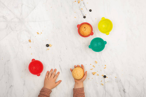 LILLIPUTIENS - Silicone baking molds 6 pcs. Little cook, forest, 4+