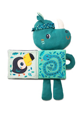 LILLIPUTIENS - Cuddle book Marius the rhinoceros 3m+