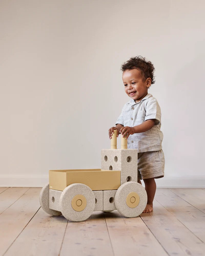 MODU - 3-in-1 Baby Walker - Sand Grey / Honey Yellow