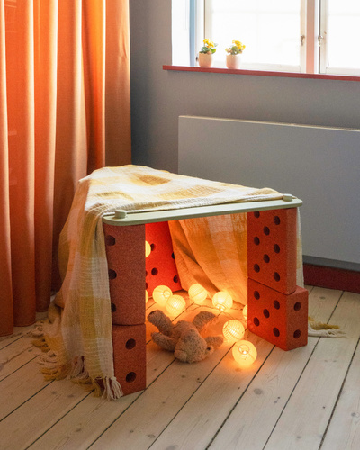 MODU - 2x Beams, Burnt Orange / Dusty Green