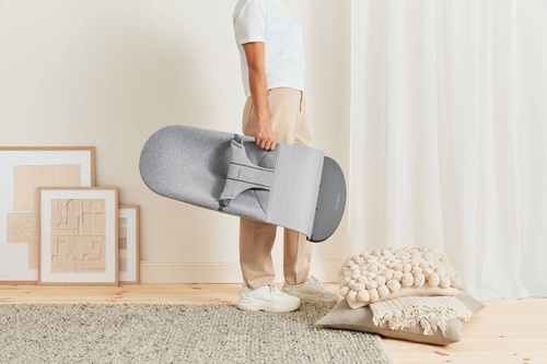 BABYBJÖRN - Bouncer Bliss - Light grey, 3D Jersey + Toy