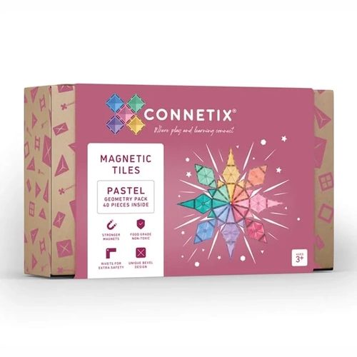 Connetix - 40 pc Pastel Geometry Pack