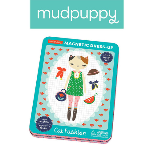 Mudpuppy - Cat Fashion Magnetic Dress-up