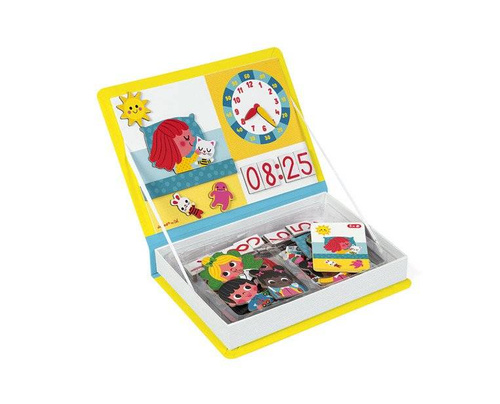 Janod - Magnetic puzzle I'm learning a watch Magnetibook collection 2018