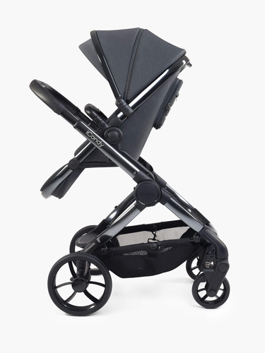 iCandy Peach 7 Pushchair and Carrycot Dark Grey - Complete Bundle