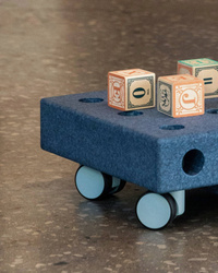 MODU - 4x Swirly Wheels, sky blue