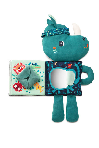 LILLIPUTIENS - Cuddle book Marius the rhinoceros 3m+