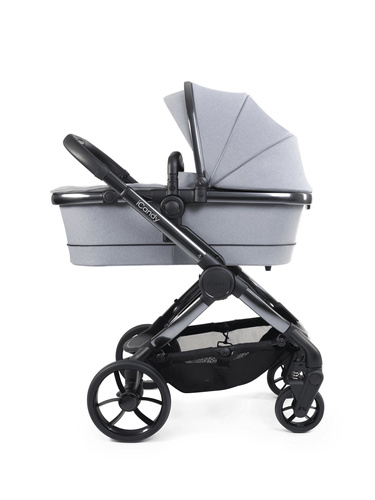 iCandy Peach 7 Pushchair and Carrycot Light Grey - Complete Bundle