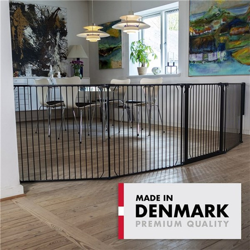 Baby Dan - Carl Wide 3X outdoor safety gate, black