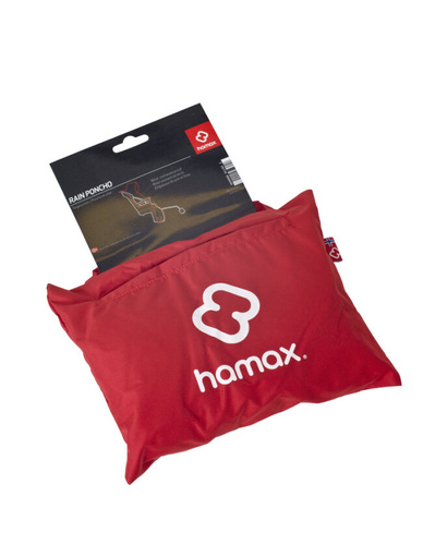 Hamax - rain poncho, red