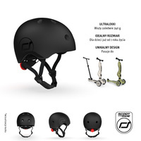 SCOOTANDRIDE - XXS-S helmet for children 1-5 years Black