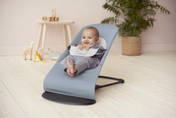 BABYBJÖRN - Bouncer Balance Soft Blue/Grey, Woven/Jersey