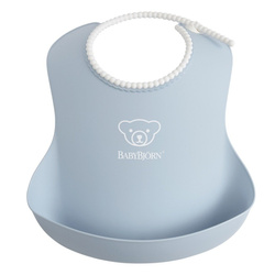 BABYBJÖRN - Soft Bib - Powder Blue