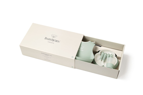 BABYBJORN - Dinnerware Set, 8 pcs - Powder Green