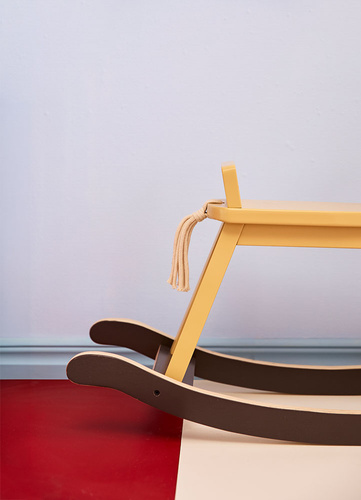 KID'S CONCEPT - rocking horse, honey yellow