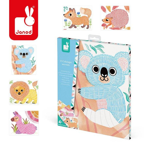 Janod - Creative set. Little animals 4+