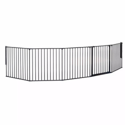 DogSpace - Max Multi Expandable Dog Room Divider / Pet Pen, Black (90-350cm)