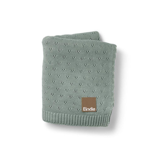 Elodie Details - Pointelle Blanket - Pebble Green