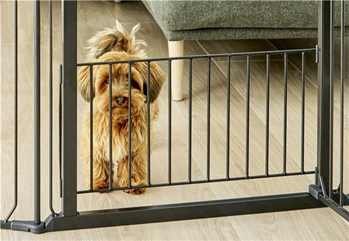 DogSpace - King Mommy+ Supreme Puppystay Pen / Dog Room Divider , Black