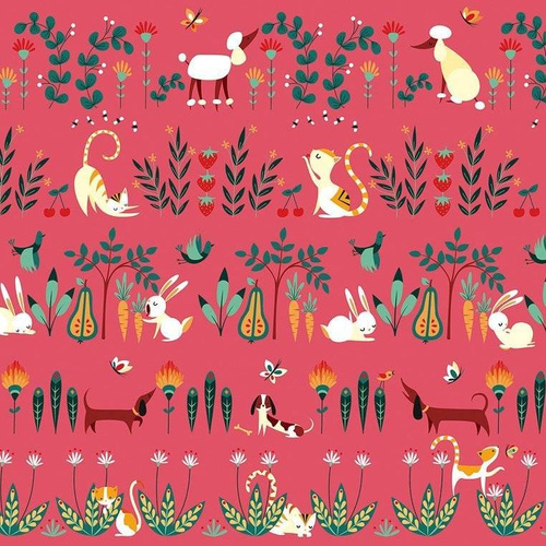 Janod - Multi - a creative set of 17 decorations Animals 6+