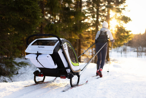 Hamax - Bike trailer for kids  BREEZE ONE - White/green