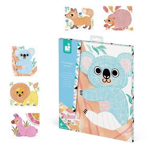 Janod - Creative set. Little animals 4+