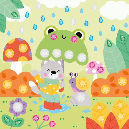 Janod - Large Rhinestones Creative Set My arts & crafts 3+