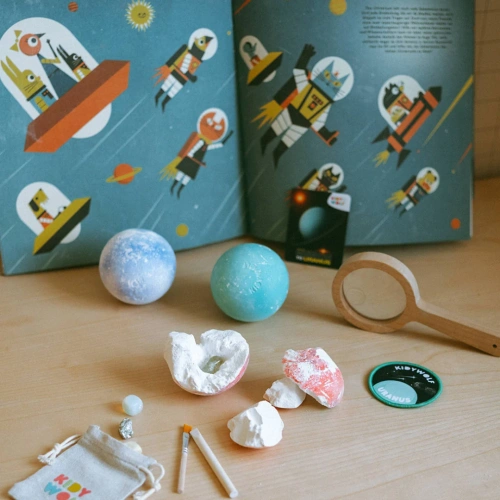 Kidywolf - KIDYPLANET Mysterious Planet – semi-precious stone discovery kit