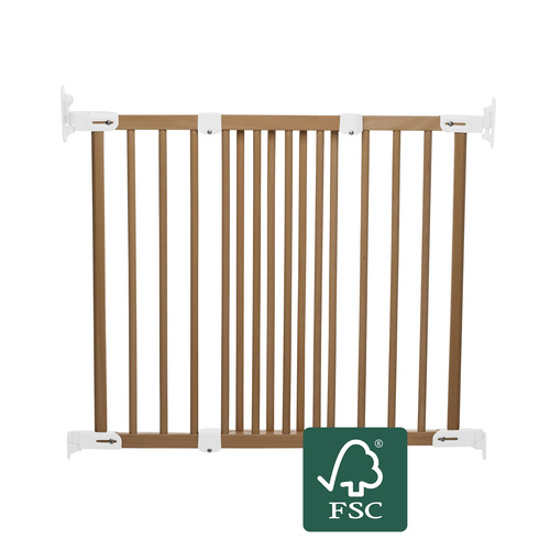 Baby Dan - Safety gate Flexi Fit, Wood, White