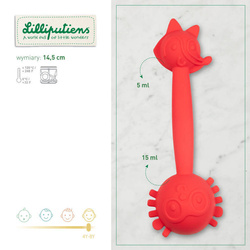 LILLIPUTIENS - Silicone measuring spoon 2in1 Little Cook, Lemur George, 4+