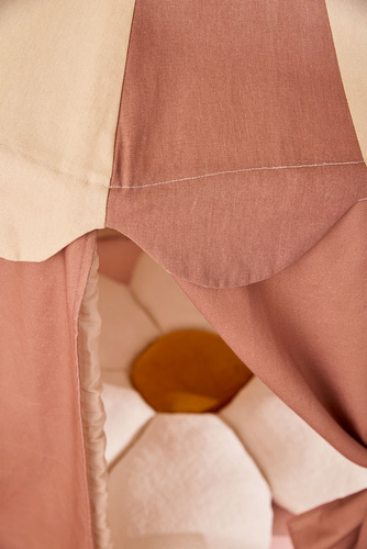 KID'S CONCEPT - pavillion tent stripe dusty brown
