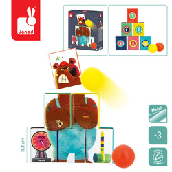 Janod - Metal cans for breaking Applepop Bear 3+