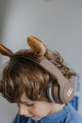 Kidywolf - Bluetooth headphones with magnetic ears KIDYEARS, bear