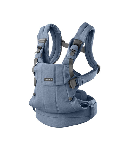 BABYBJORN - Baby Carrier Harmony, Woven, Blue mélange